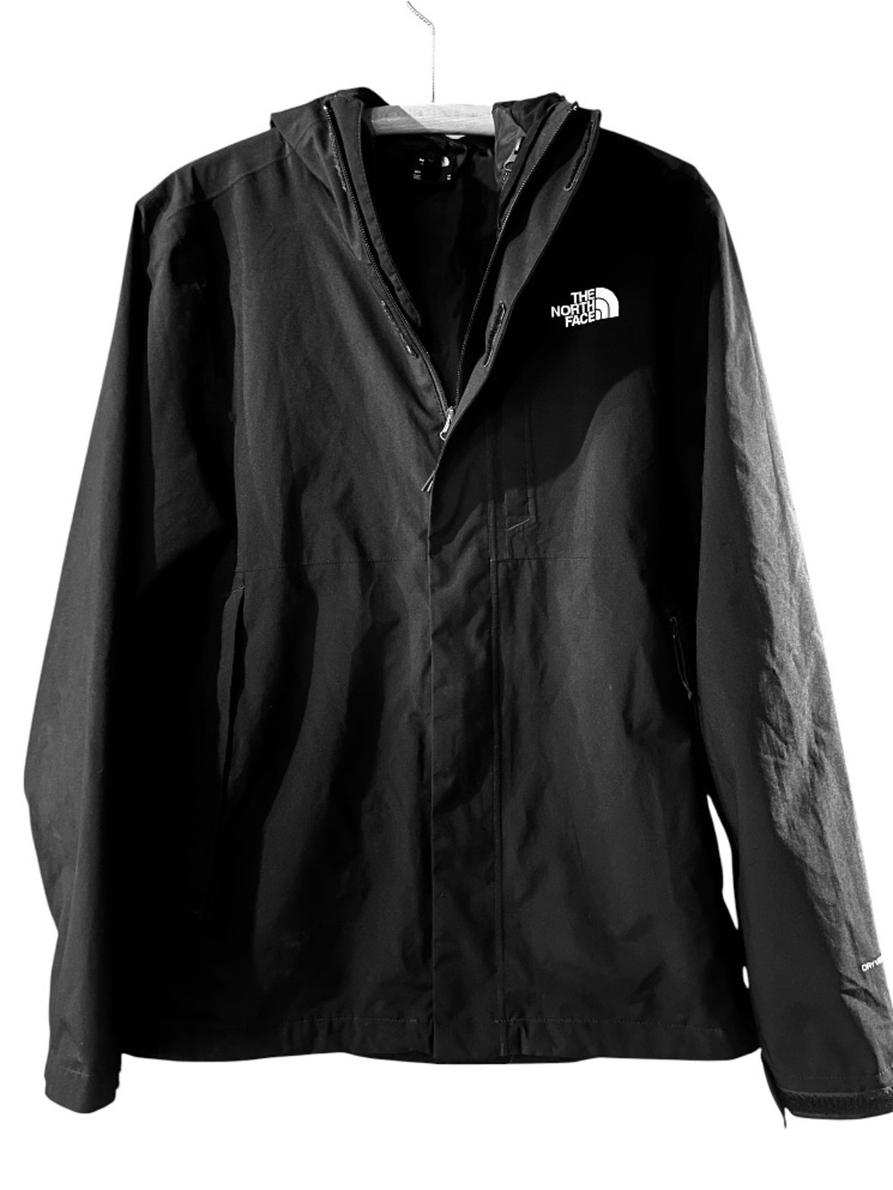 The North Face Shell Jacket No Liner Waterproof Triclimate Hooded Mens M outdoor